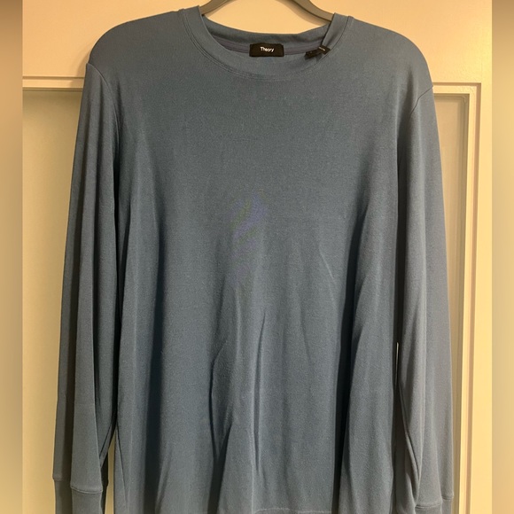 Theory Men's Blue Long Sleeve Shirt -Size L - Picture 1 of 4